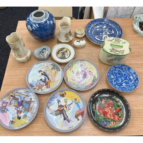 236 - Selection of vintage and later pottery oriental pottery and some others