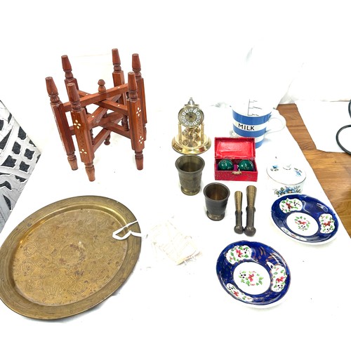 205 - Selection of miscellaneous to include pottery, oriental,  brass etc