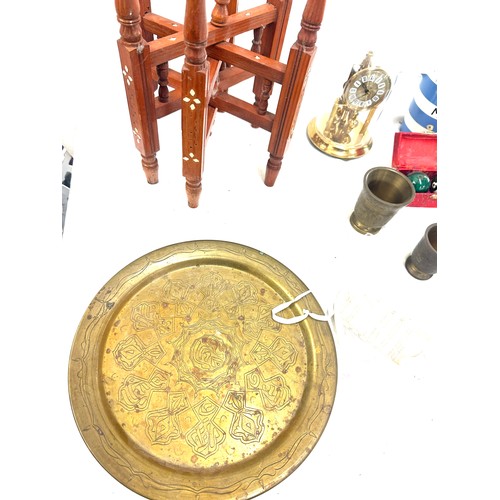 205 - Selection of miscellaneous to include pottery, oriental,  brass etc