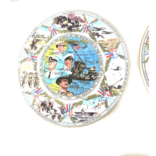 36 - Three Royal Worcester collectable plates to include To Commemorate the 50th anniversary of the d-day... 