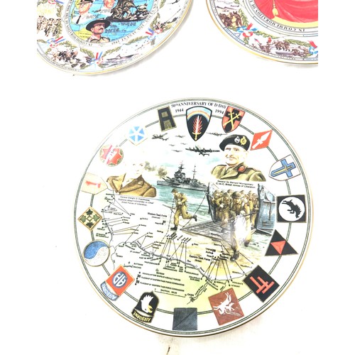 36 - Three Royal Worcester collectable plates to include To Commemorate the 50th anniversary of the d-day... 