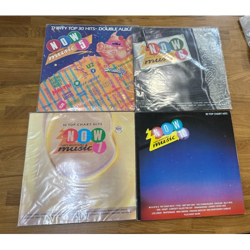 100 - Four Now thats what I call music original vinyls numbers 5, 6,7 and 10