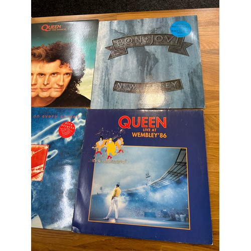 47 - Selection of vinyl lps including Queen, Bon Jovi, Dire straits etc