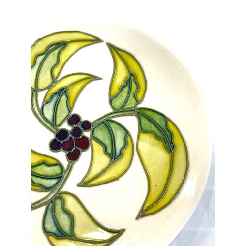 567 - Small moorcroft side plate 6.5 inches diameter