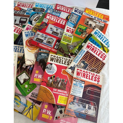 239 - Large selection of Practical wireless magazines