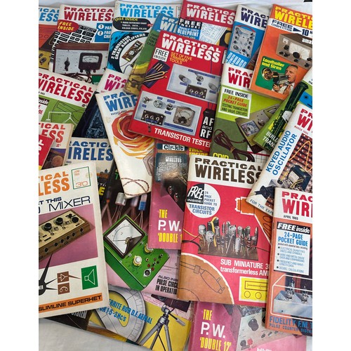 239 - Large selection of Practical wireless magazines