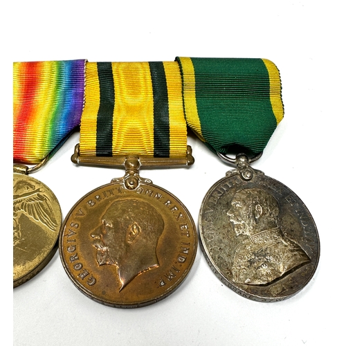 401 - ww1 territorial medal group to 3638 sjt f.e brake r.a terr named 29 sjt f.e brake 3/wessex bde.r.f.a