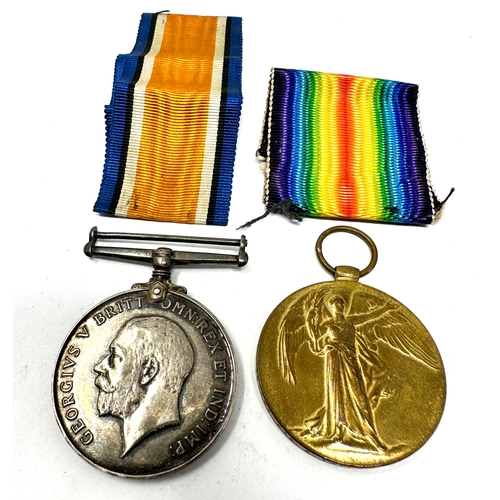 410 - ww1 medal pair to 781984 pte a taylor 28th canadian infantry K.I.A