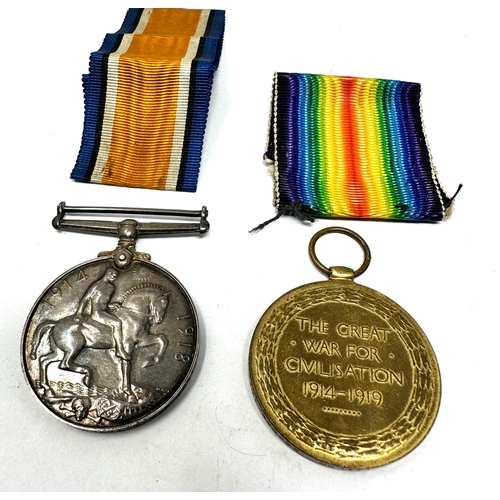 410 - ww1 medal pair to 781984 pte a taylor 28th canadian infantry K.I.A