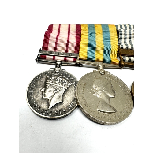 413 - GV.1 -ER.11 Mounted royal navy medal group G.S.M -Malaya & queens Korea to d/ssx 851703 d.r cole a.b... 