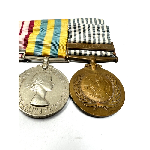 413 - GV.1 -ER.11 Mounted royal navy medal group G.S.M -Malaya & queens Korea to d/ssx 851703 d.r cole a.b... 