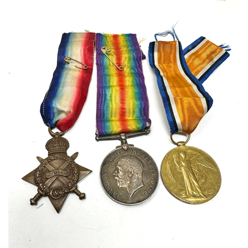 416 - ww1 trio medals to 32789 pte a.moss r.a.m.c