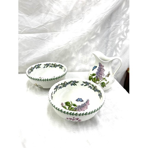 149 - 3 Pieces of portmeirion pottery includes 2 bowls and a jug