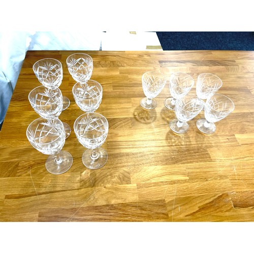 348 - Selection of vintage glasses includes Royal Bridley etc