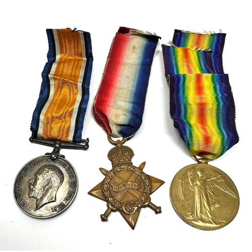 409 - ww1 trio medals to 1235 dvr a.dumville r.f.a  r.a