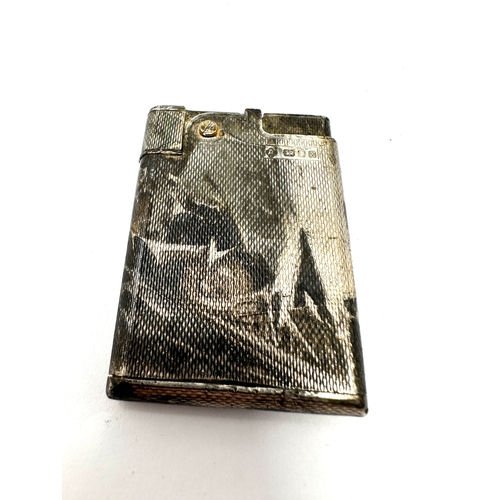 431 - Vintage silver aspreys lighter lighter does not open up