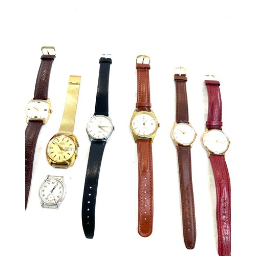 577 - Collection of 12 vintage swiss made mechanical gents wristwatches including Tressa, Avia everite etc