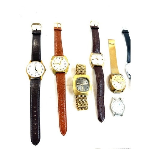 577 - Collection of 12 vintage swiss made mechanical gents wristwatches including Tressa, Avia everite etc