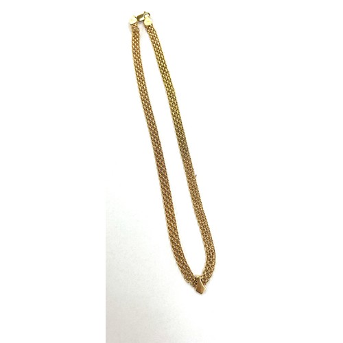 64 - Ladies 9ct gold necklace, total weight 6.8grams