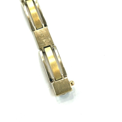 66 - Ladies 14ct gold bracelet, hallmarked 14kt italy, weight approximately 24grams