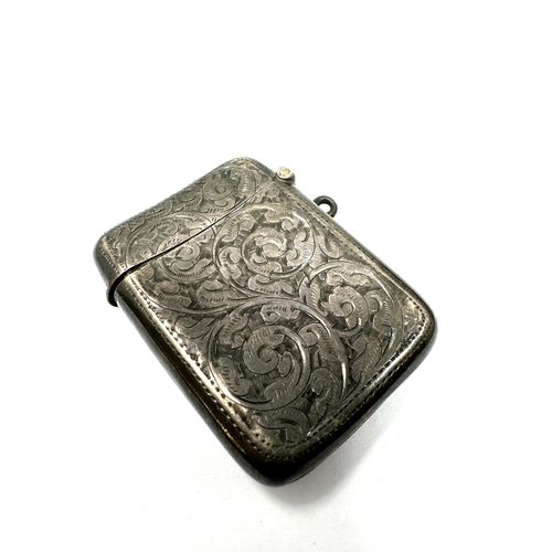 40 - Antique silver vesta case