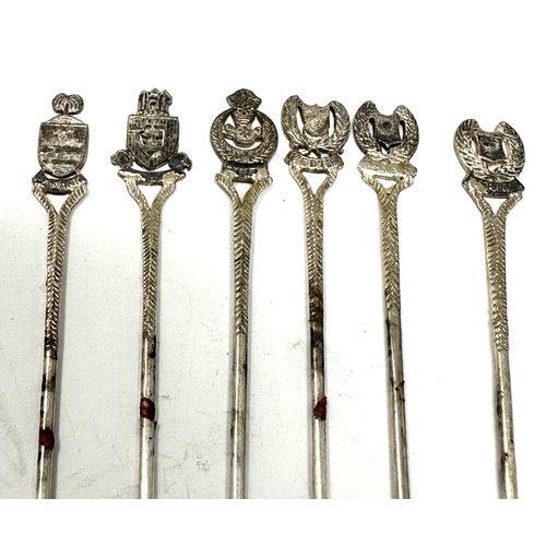 47 - continental silver cocktail sticks