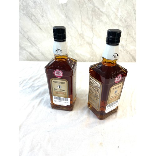 587 - 2 bottles of Jack Daniel's - White Rabbit Saloon Whiskey 70cl