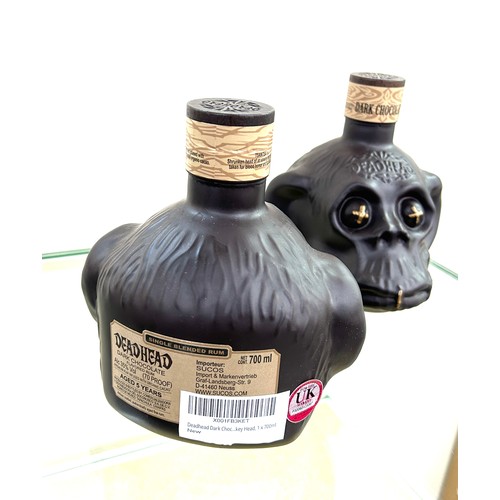 606 - 2 bottles of new and sealed Deadhead Dark Chocolate Rum / 700ml