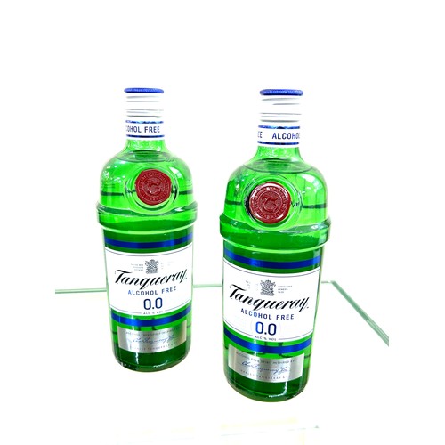 608 - 2 bottles of new and sealed Tanqueray Alcohol Free 0.0% gin, 70CL