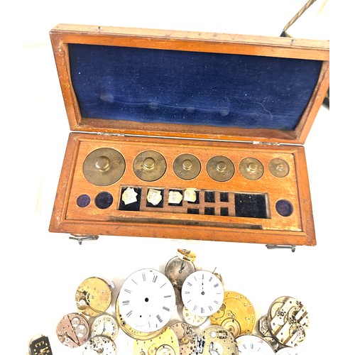 112 - Large selection of assorted watch parts