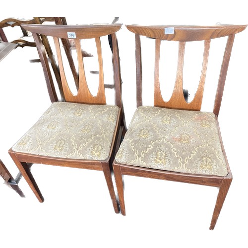 376 - Pair of teak mid century g plan chairs