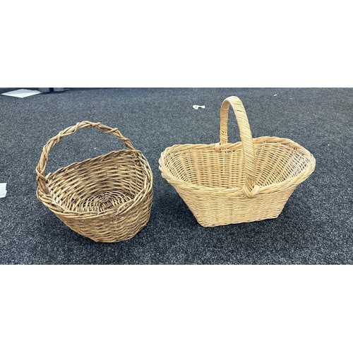 100 - Two wicker baskets