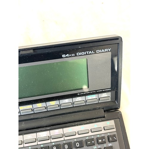 469 - Vintage Casio 64KB Digital Diary Organiser, untested