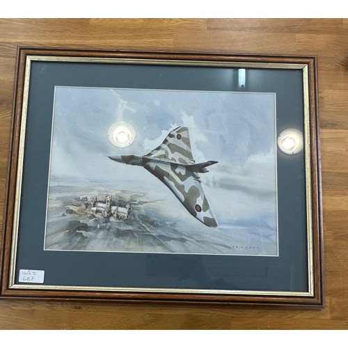 23A - Framed Eric H Day Vulcan bomber
Stuart print, Frame measures approximately 21 inches by 17 inches