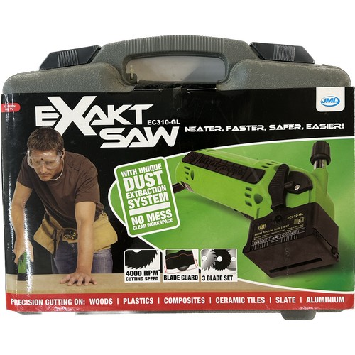 86 - Brand new Exakt saw EC-310 GL Precision cutting tool, plunge saw Multi Material, Power Devil hammer ... 