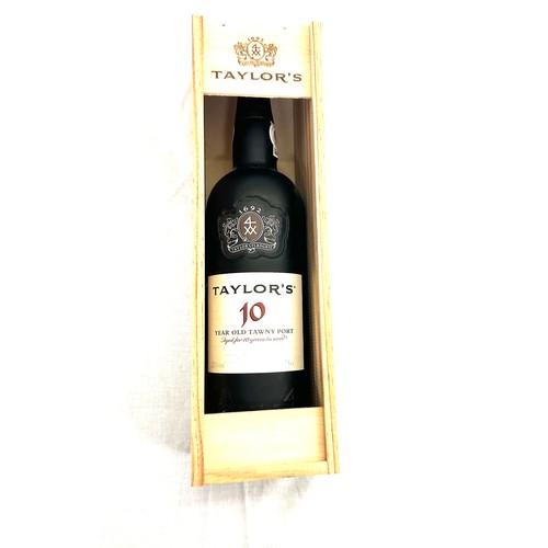 544 - Cased bottle of Taylors 10 year old Tawny Port