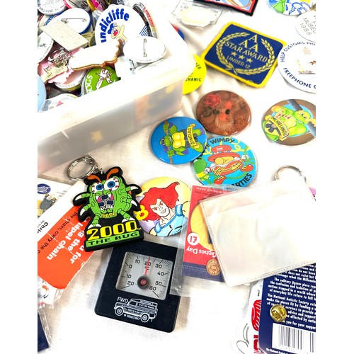 3 - Selection of assorted badges includes Birthday badges, The lego club etc