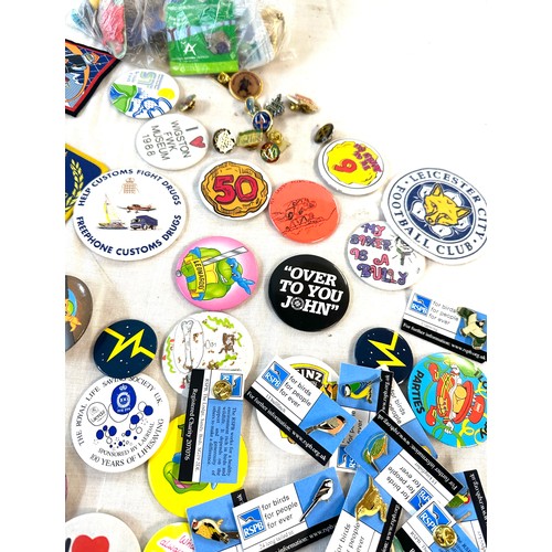 3 - Selection of assorted badges includes Birthday badges, The lego club etc