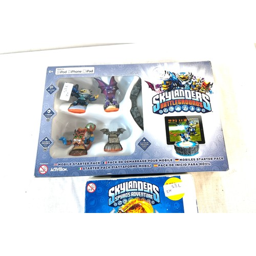 2 - Boxed skylanders battle grounds and boxed skylanders Spyros