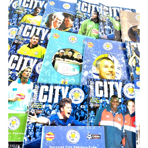 16 - Selection of Leicester City Football match programmes ranging from 2000 onwards