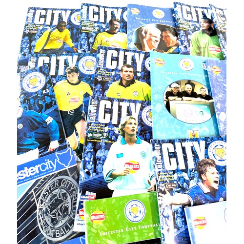 16 - Selection of Leicester City Football match programmes ranging from 2000 onwards