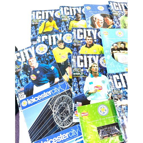 16 - Selection of Leicester City Football match programmes ranging from 2000 onwards