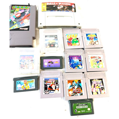 429 - Selection of vintage game boy games includes Lego, Crack out, bulls vs blazers etc all untested