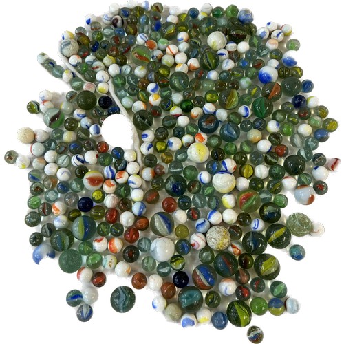 21 - Selection of vintage and later marbles