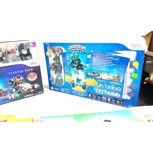 97 - Brand new and sealed Skylanders start pack Wii Spyros adventure, Skylander dark edition Wii Supercha... 