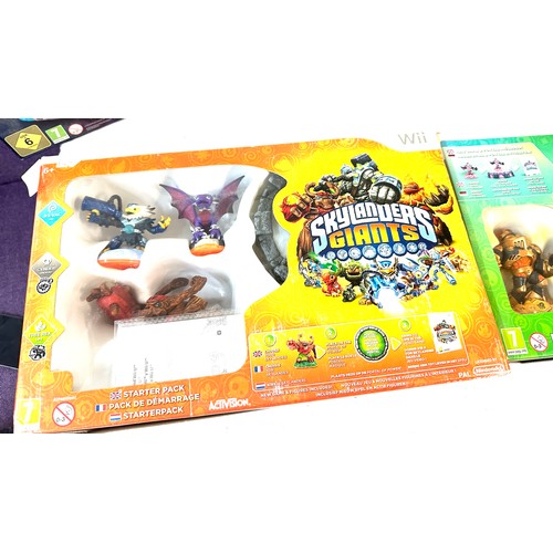 97 - Brand new and sealed Skylanders start pack Wii Spyros adventure, Skylander dark edition Wii Supercha... 