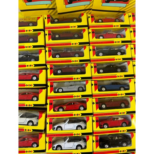 74 - Selection vintage classic sports car collection cars, approximately 45 in total etc