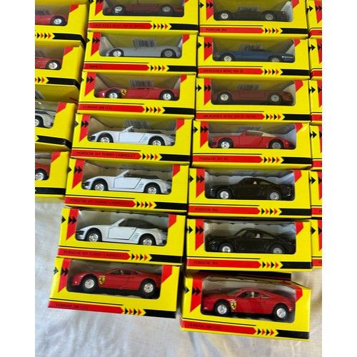 74 - Selection vintage classic sports car collection cars, approximately 45 in total etc