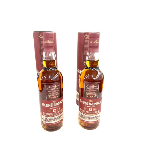 537 - 2 Brand new bottles of The GlenDronach Original Aged 12 Years Single Malt Scotch Whisky, 70cl bottle... 