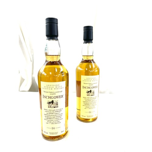 553 - 2 Bottles of 43% Vol 70cl inchgower scotch whiskey